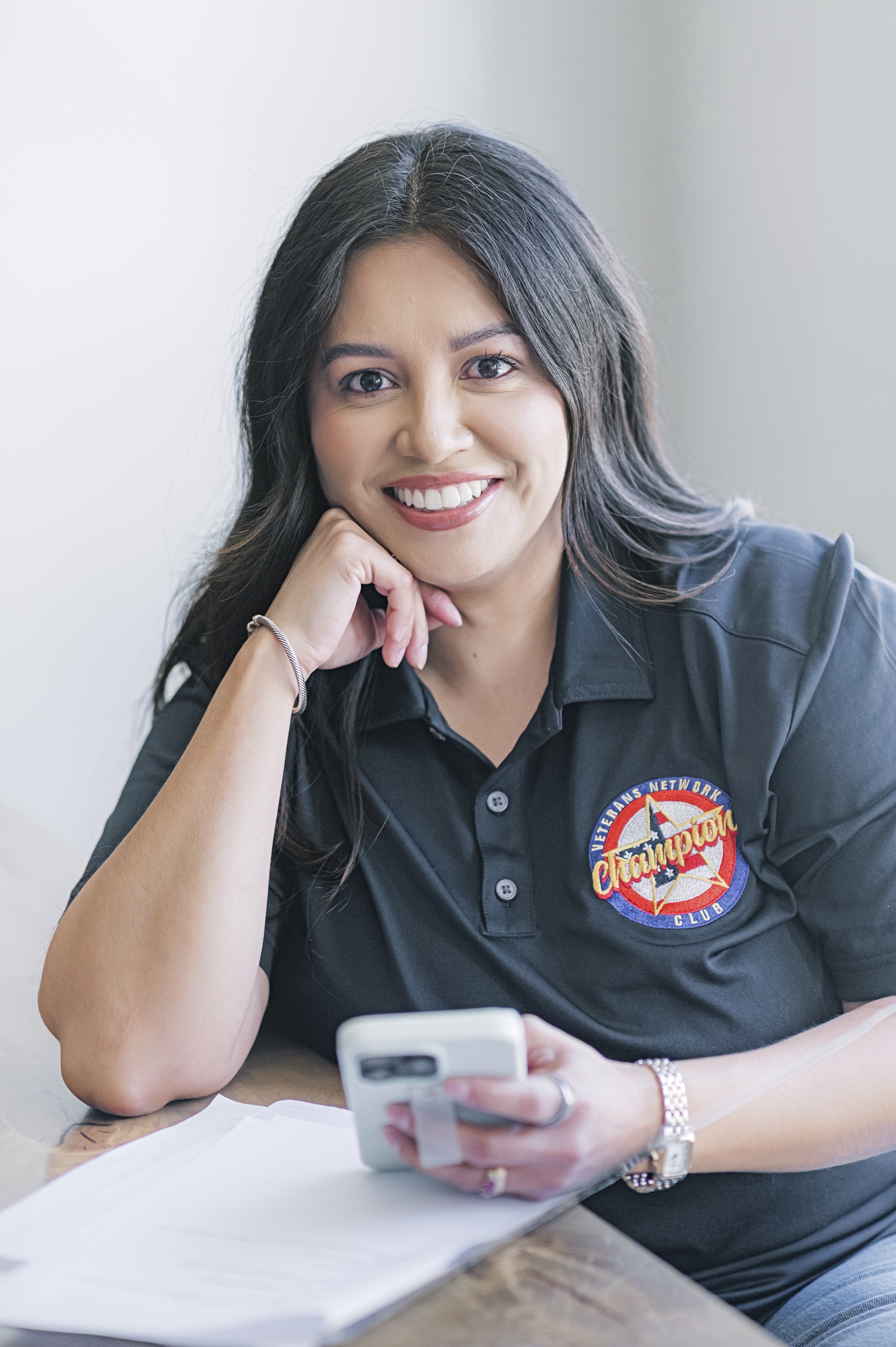 headshot picture of Nayeli with VNCC team shirt 